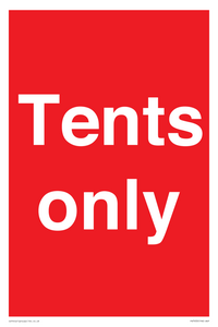 Tents only
